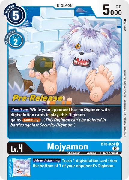 Mojyamon [BT6-024] [Double Diamond Pre-Release Cards] - Paradise Hobbies LLC