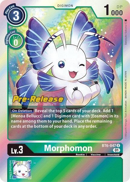 Morphomon [BT6-047] [Double Diamond Pre-Release Cards] - Paradise Hobbies LLC