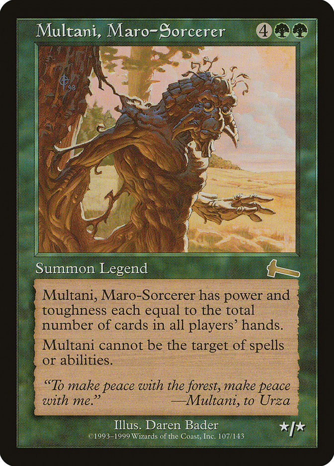 Multani, Maro-Sorcerer [Urza's Legacy] - Paradise Hobbies LLC