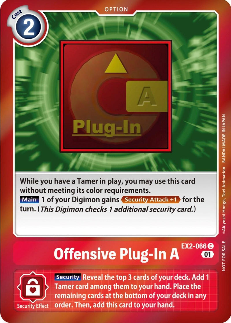 Offensive Plug-In A [EX2-066] (Event Pack 4) [Digital Hazard Promos] - Paradise Hobbies LLC