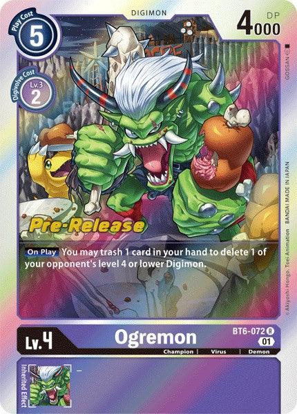 Ogremon [BT6-072] [Double Diamond Pre-Release Cards] - Paradise Hobbies LLC