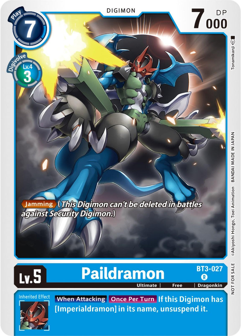 Paildramon [BT3-027] (NYCC 2023 Demo Deck) [Release Special Booster Ver.1.5] - Paradise Hobbies LLC