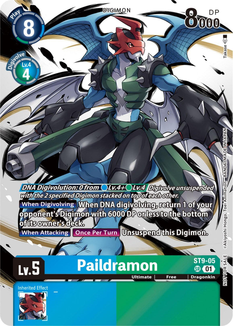 Paildramon [ST9-05] (Tamer Party Pack -The Beginning-) [Starter Deck: Ultimate Ancient Dragon] - Paradise Hobbies LLC