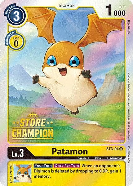 Patamon [ST3-04] (Store Champion) [Starter Deck: Heaven's Yellow Promos] - Paradise Hobbies LLC