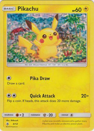 Pikachu (4/12) [McDonald's Promos: 2018 Collection] - Paradise Hobbies LLC