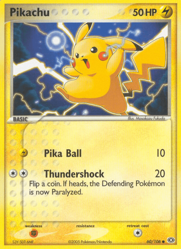 Pikachu (60/106) [EX: Emerald] - Paradise Hobbies LLC