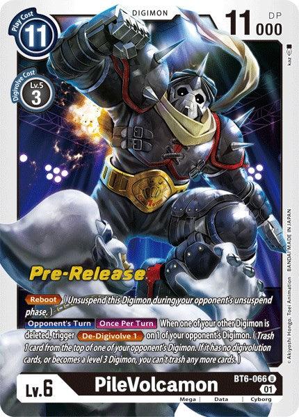 PileVolcamon [BT6-066] [Double Diamond Pre-Release Cards] - Paradise Hobbies LLC