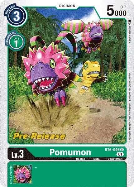 Pomumon [BT6-046] [Double Diamond Pre-Release Cards] - Paradise Hobbies LLC