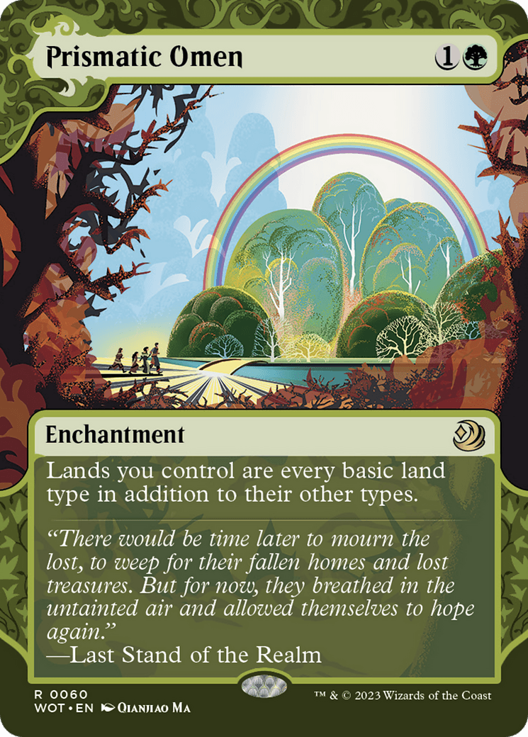 Prismatic Omen [Wilds of Eldraine: Enchanting Tales] - Paradise Hobbies LLC