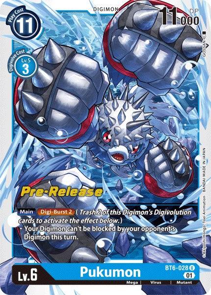 Pukumon [BT6-028] [Double Diamond Pre-Release Cards] - Paradise Hobbies LLC