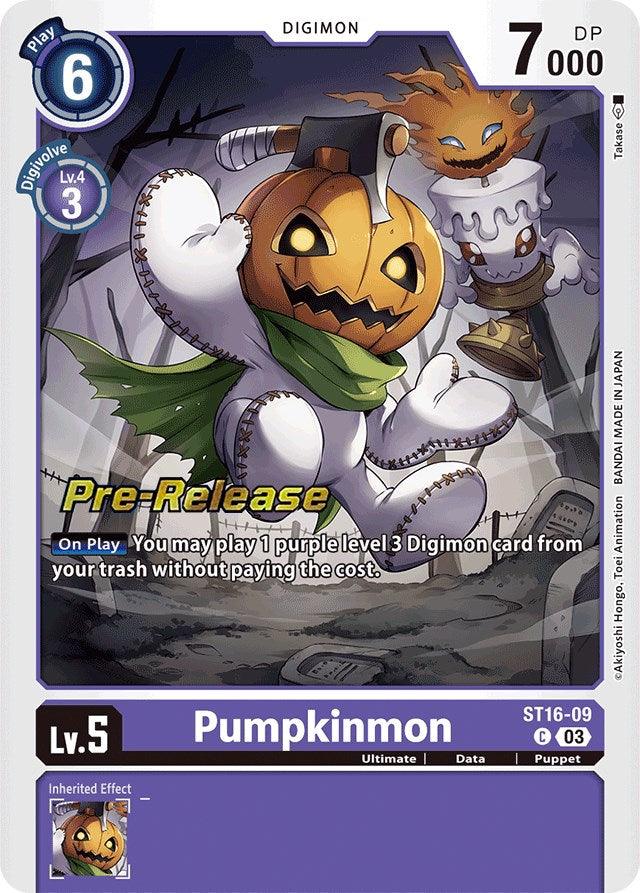 Pumpkinmon [ST16-09] [Starter Deck: Wolf of Friendship Pre-Release Cards] - Paradise Hobbies LLC