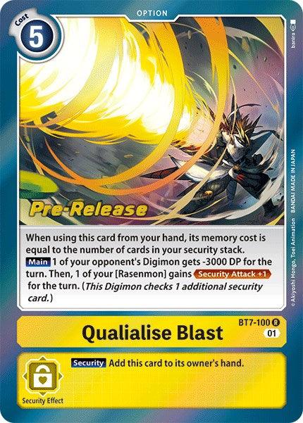 Qualialise Blast [BT7-100] [Next Adventure Pre-Release Cards] - Paradise Hobbies LLC