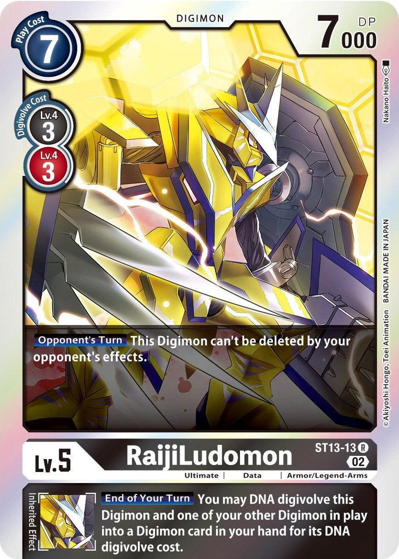 RaijiLudomon [ST13-13] [Starter Deck: Ragnaloardmon] - Paradise Hobbies LLC