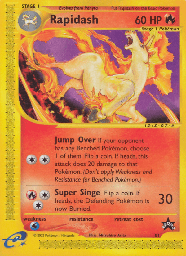 Rapidash (51) [Wizards of the Coast: Black Star Promos] - Paradise Hobbies LLC