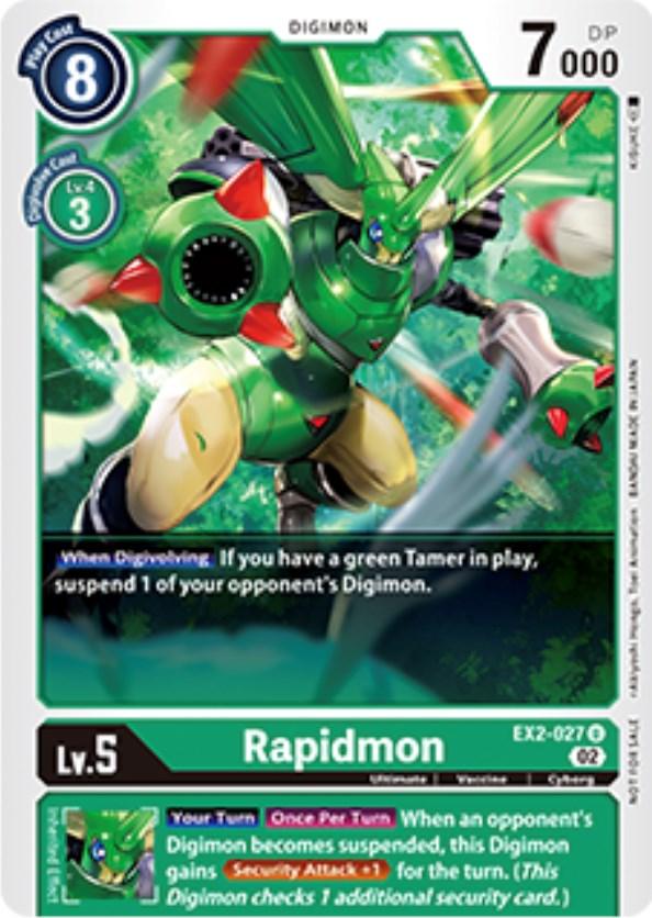 Rapidmon [EX2-027] (Tamer Party Vol. 6 Promo) [Digital Hazard Promos] - Paradise Hobbies LLC