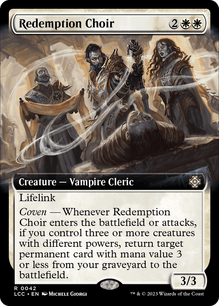 Redemption Choir (Extended Art) [The Lost Caverns of Ixalan Commander] - Paradise Hobbies LLC