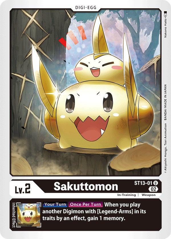 Sakuttomon [ST13-01] [Starter Deck: Ragnaloardmon] - Paradise Hobbies LLC