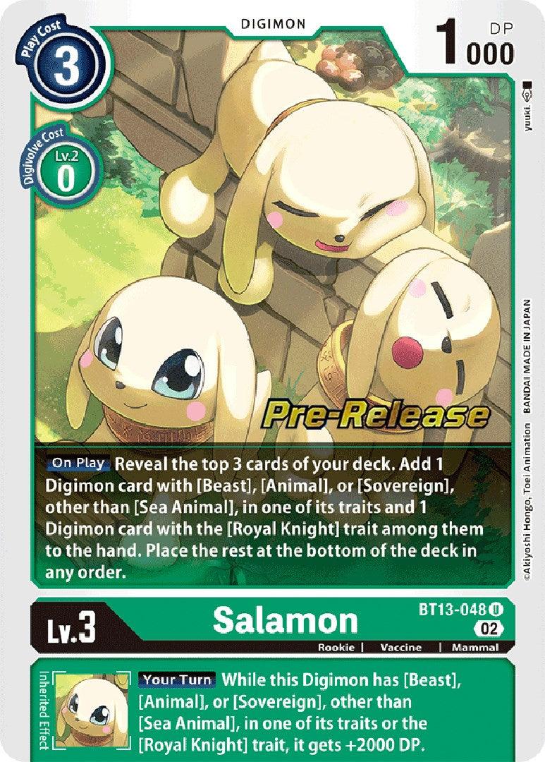 Salamon [BT13-048] [Versus Royal Knight Booster Pre-Release Cards] - Paradise Hobbies LLC