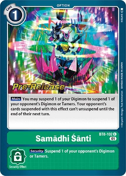 Samadhi Santi [BT8-102] [New Awakening Pre-Release Cards] - Paradise Hobbies LLC