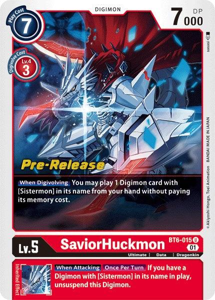 SaviorHuckmon [BT6-015] [Double Diamond Pre-Release Cards] - Paradise Hobbies LLC