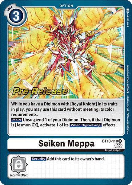 Seiken Meppa [BT10-110] [Xros Encounter Pre-Release Cards] - Paradise Hobbies LLC