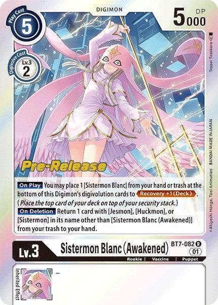 Sistermon Blanc (Awakened) [BT7-082] [Next Adventure Pre-Release Cards] - Paradise Hobbies LLC