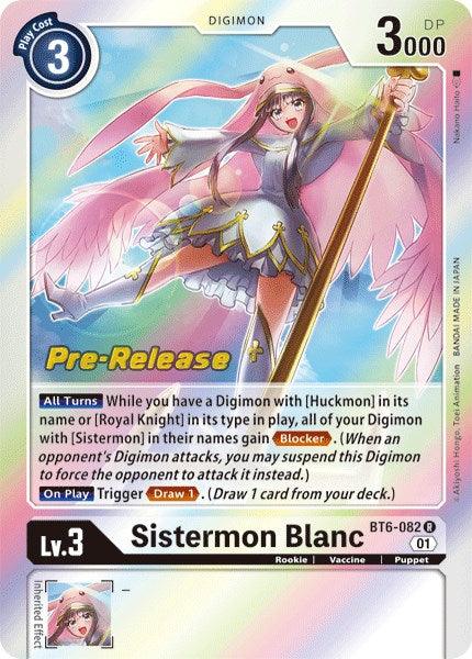 Sistermon Blanc [BT6-082] [Double Diamond Pre-Release Cards] - Paradise Hobbies LLC