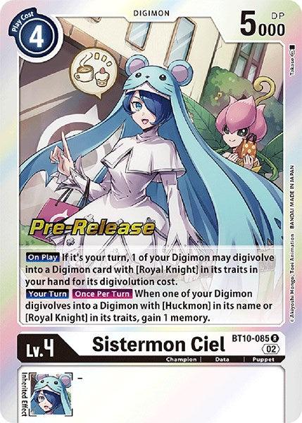 Sistermon Ciel [BT10-085] [Xros Encounter Pre-Release Cards] - Paradise Hobbies LLC