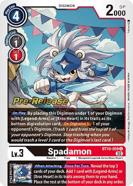 Spadamon [BT10-059] [Xros Encounter Pre-Release Cards] - Paradise Hobbies LLC