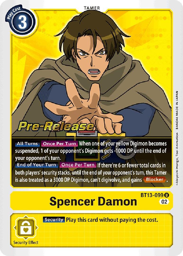 Spencer Damon [BT13-099] [Versus Royal Knight Booster Pre-Release Cards] - Paradise Hobbies LLC