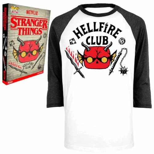 Stranger Things Hellfire Club Adult Boxed Pop! T-Shirt - Paradise Hobbies LLC