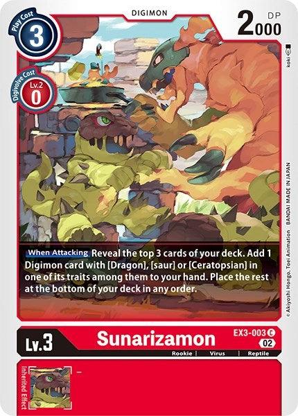 Sunarizamon [EX3-003] [Revision Pack Cards] - Paradise Hobbies LLC