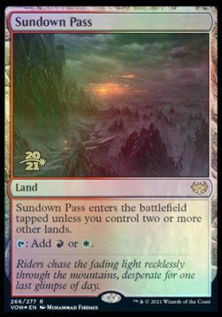 Sundown Pass [Innistrad: Crimson Vow Prerelease Promos] - Paradise Hobbies LLC