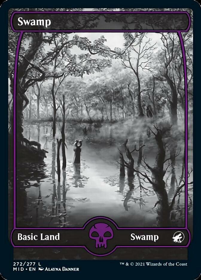 Swamp (272) [Innistrad: Midnight Hunt] - Paradise Hobbies LLC