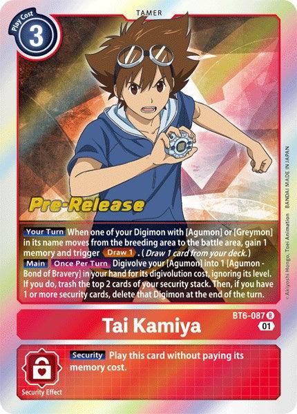 Tai Kamiya [BT6-087] [Double Diamond Pre-Release Cards] - Paradise Hobbies LLC