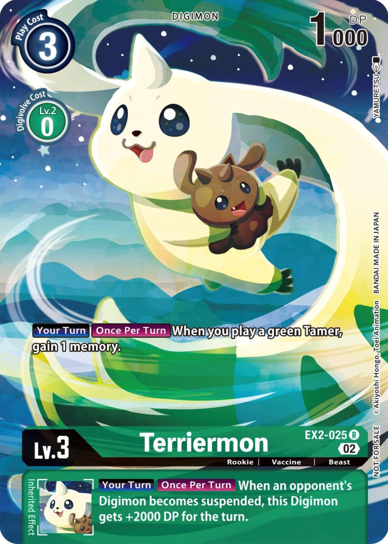 Terriermon [EX2-025] (Digimon Illustration Competition Promotion Pack) [Digital Hazard Promos] - Paradise Hobbies LLC