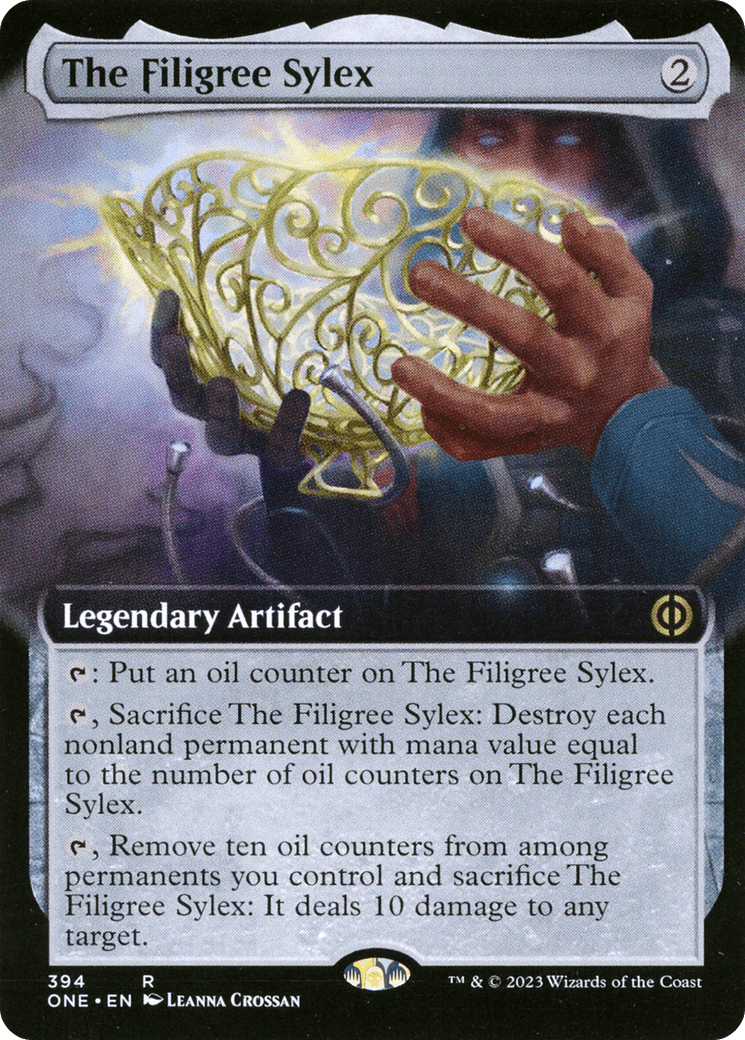 The Filigree Sylex (Extended Art) [Phyrexia: All Will Be One] - Paradise Hobbies LLC