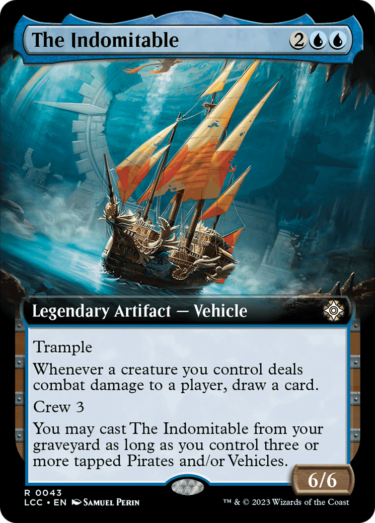 The Indomitable (Extended Art) [The Lost Caverns of Ixalan Commander] - Paradise Hobbies LLC