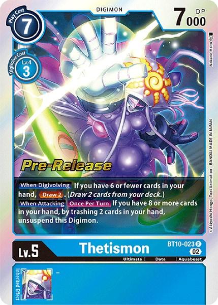 Thetismon [BT10-023] [Xros Encounter Pre-Release Cards] - Paradise Hobbies LLC