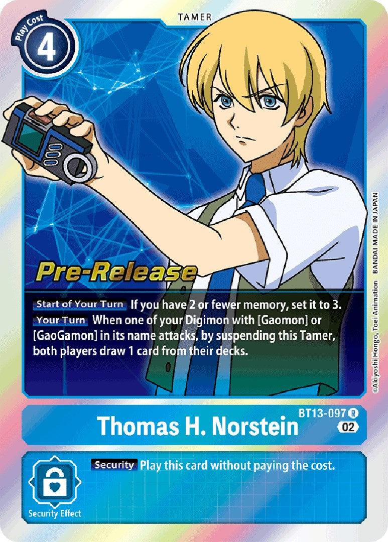 Thomas H. Norstein [BT13-097] [Versus Royal Knight Booster Pre-Release Cards] - Paradise Hobbies LLC