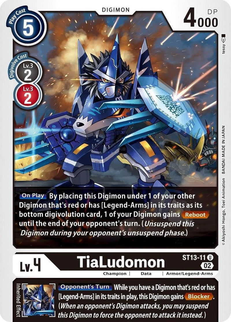 TiaLudomon [ST13-11] [Starter Deck: Ragnaloardmon] - Paradise Hobbies LLC