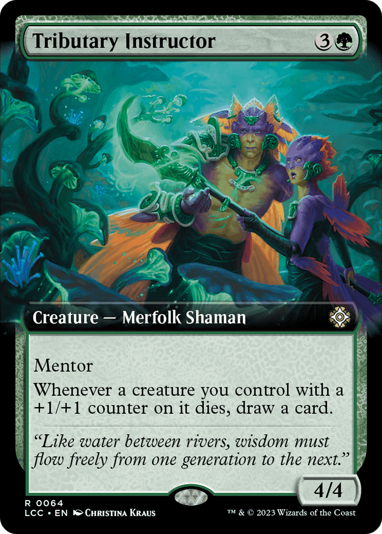 Tributary Instructor (Extended Art) [The Lost Caverns of Ixalan Commander] - Paradise Hobbies LLC