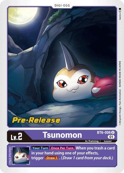 Tsunomon [BT6-006] [Double Diamond Pre-Release Cards] - Paradise Hobbies LLC