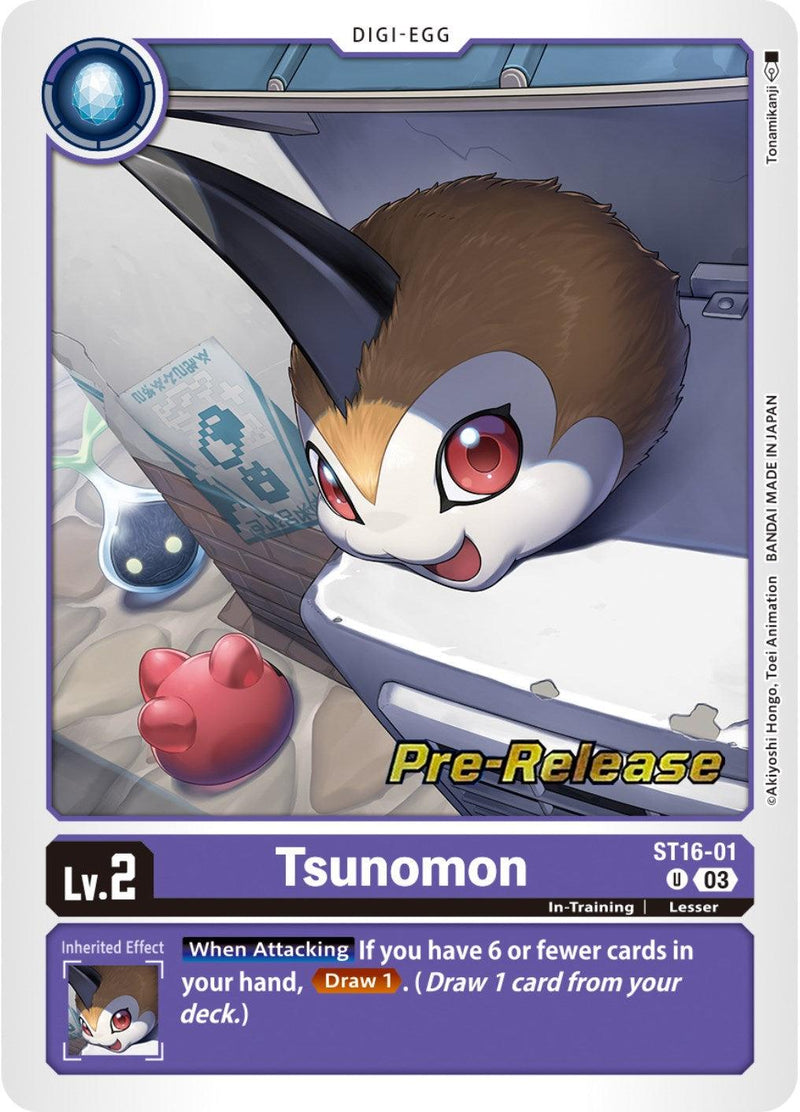 Tsunomon [ST16-01] [Starter Deck: Wolf of Friendship Pre-Release Cards] - Paradise Hobbies LLC