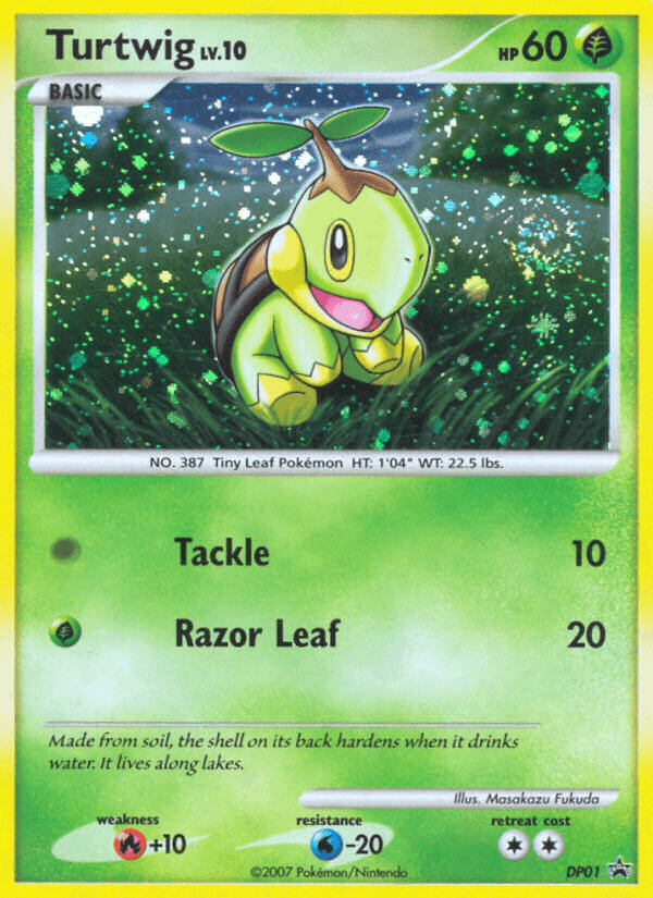 Turtwig (DP01) [Diamond & Pearl: Black Star Promos] - Paradise Hobbies LLC