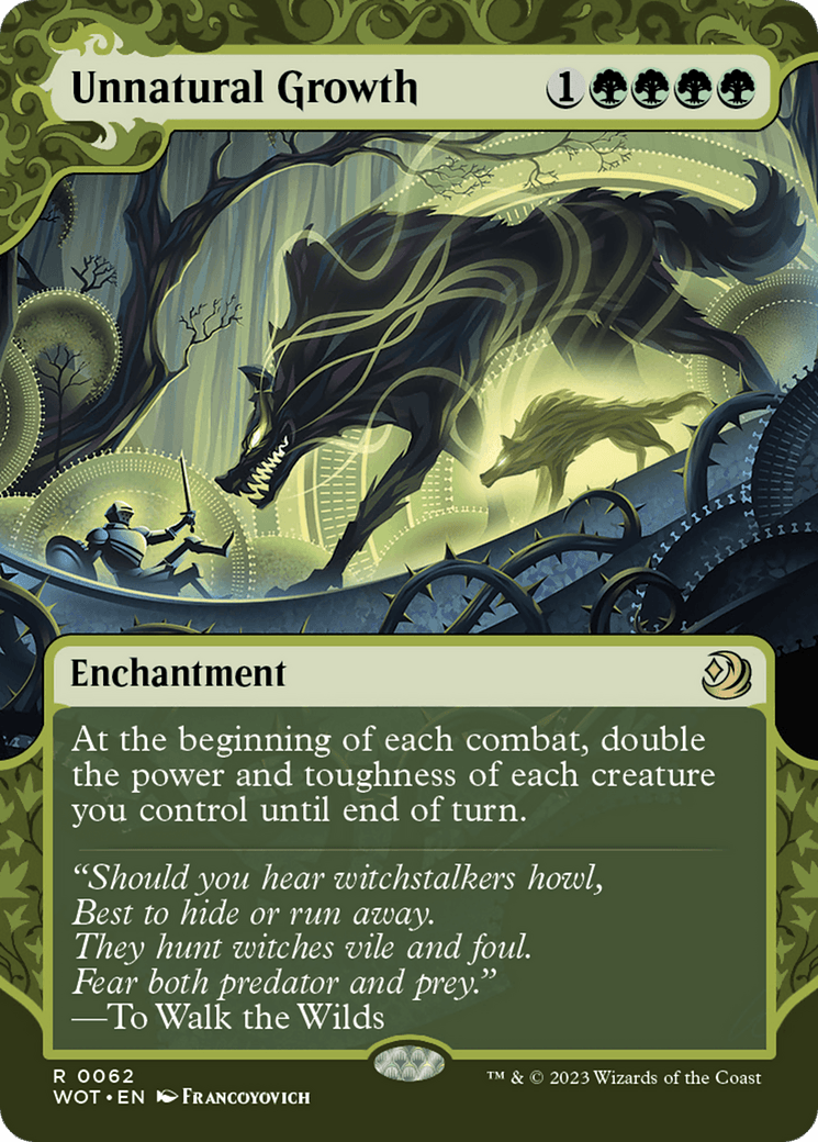 Unnatural Growth [Wilds of Eldraine: Enchanting Tales] - Paradise Hobbies LLC