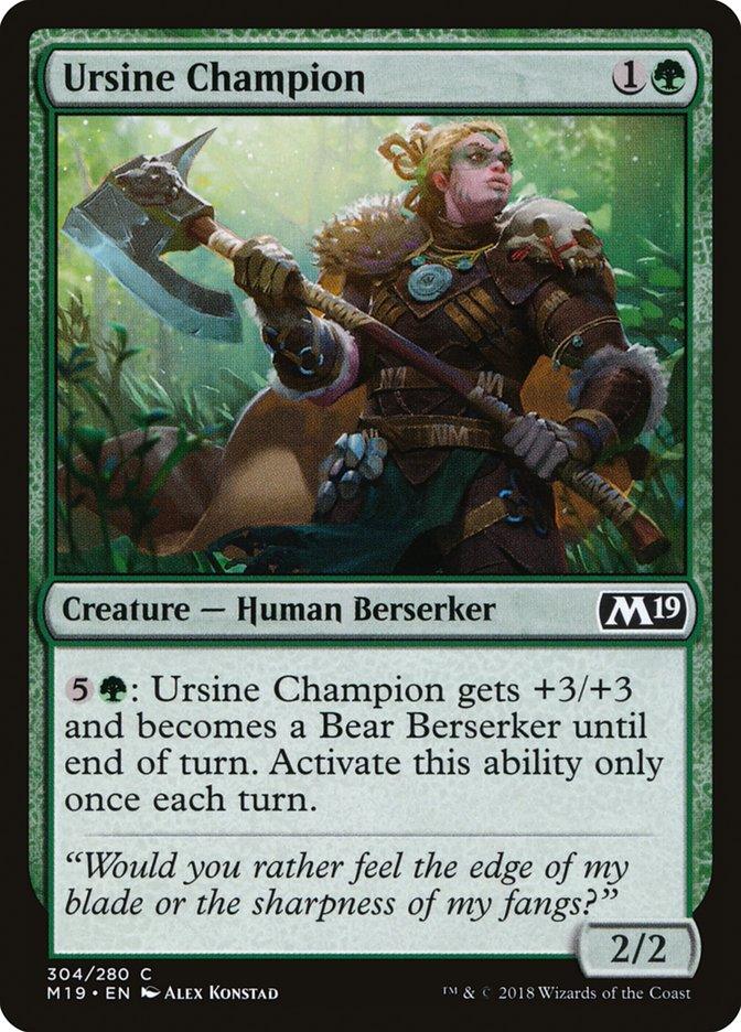 Ursine Champion [Core Set 2019] - Paradise Hobbies LLC