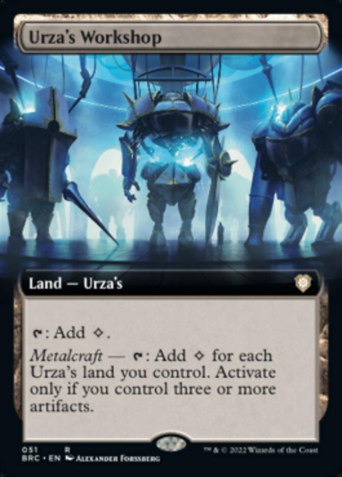 Urza's Workshop (Extended Art) [The Brothers' War Commander] - Paradise Hobbies LLC