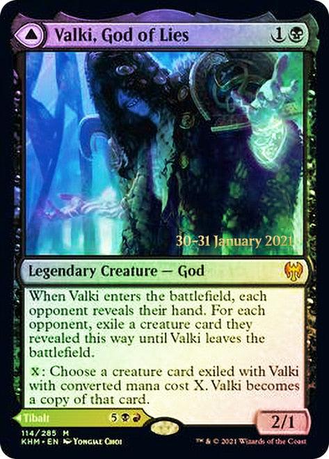 Valki, God of Lies // Tibalt, Cosmic Impostor [Kaldheim Prerelease Promos] - Paradise Hobbies LLC