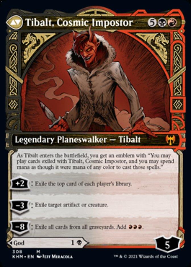 Valki, God of Lies // Tibalt, Cosmic Impostor (Showcase) [Kaldheim] - Paradise Hobbies LLC